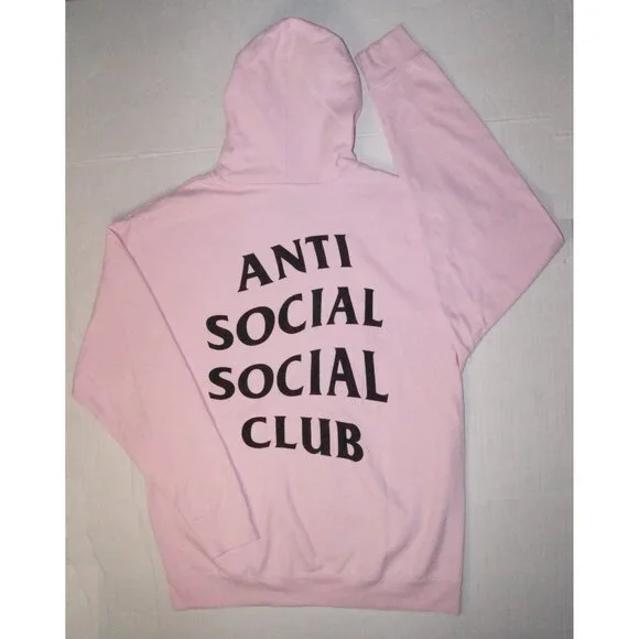 Anti Social Social Club Hoodie Upside Down Smiley - Picture 6 of 11